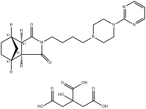 Tandospirone Citrate Monohydrate (This product is only available in Japan.) Structure