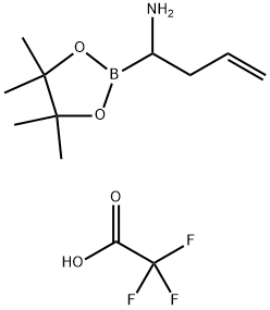 1,3,2-Dioxaborolane-2-methanamine, 4,4,5,5-tetramethyl-α-2-propen-1-yl-, 2,2,2-trifluoroacetate (1:1) Structure