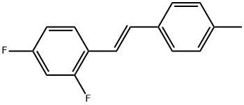 (E)-2,4-difluoro-1-(4-methylstyryl)benzene 구조식 이미지