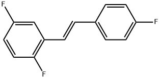 (E)-1,4-difluoro-2-(4-fluorostyryl)benzene Structure