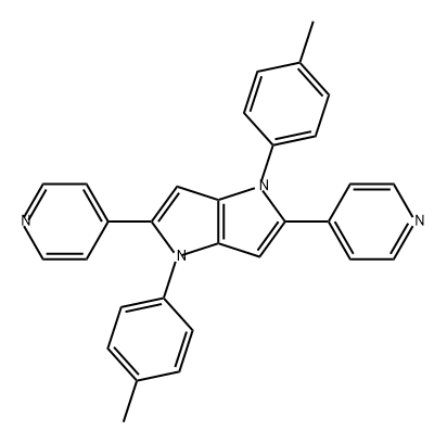 2,5-dipyridyl-n, N-bis (4-TOLYL) - [3,2-b] pyrrolopyrrole Structure