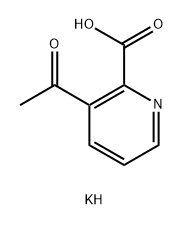 potassium 5-acetylpyrimidine-4-carboxylate Structure