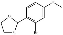 2-(2-bromo-4-methoxyphenyl)-1,3-dioxolane Structure