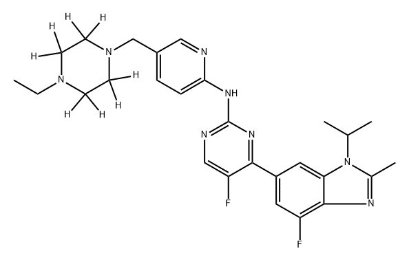 Abemaciclib D8 Structure