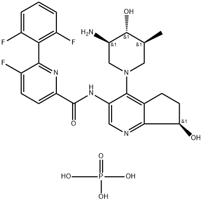 PIM inhibitor 1 (phosphate) 구조식 이미지