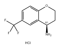 (R)-6-(Trifluoromethyl)chroman-4-amine hydrochloride Structure