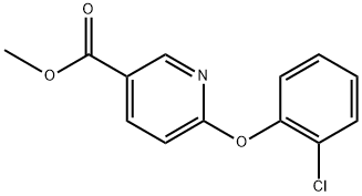 methyl 6-(2-chlorophenoxy)nicotinate Structure