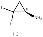 Cyclopropanamine, 2,2-difluoro-, hydrochloride (1:1), (1R)- Structure