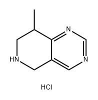 8-methyl-5H,6H,7H,8H-pyrido[4,3-d]pyrimidine dihydrochloride Structure