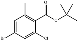 tert-butyl 4-bromo-2-chloro-6-methylbenzoate 구조식 이미지