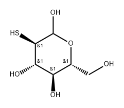 2-Thio-2-deoxy-D-glucose 구조식 이미지