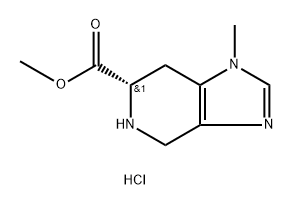 Methyl (S)-1-methyl-4,5,6,7-tetrahydro-1H-imidazo[4,5-c]pyridine-6-carboxylate hydrochloride Structure