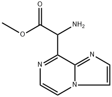 methyl 2-amino-2-{imidazo[1,2-a]pyrazin-8-yl}acetate Structure