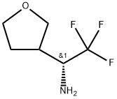 3-Furanmethanamine, tetrahydro-α-(trifluoromethyl)-, (αR)- Structure