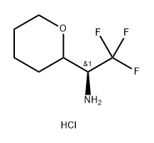 2H-Pyran-2-methanamine, tetrahydro-α-(trifluoromethyl)-, hydrochloride (1:1), (α… Structure