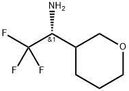 2H-Pyran-3-methanamine, tetrahydro-α-(trifluoromethyl)-, (αR)- Structure