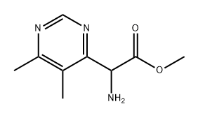 methyl 2-amino-2-(5,6-dimethylpyrimidin-4-yl)acetate Structure