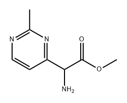 methyl 2-amino-2-(2-methylpyrimidin-4-yl)acetate Structure