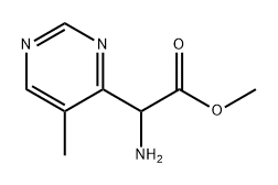 methyl 2-amino-2-(5-methylpyrimidin-4-yl)acetate Structure