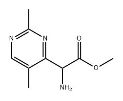 methyl 2-amino-2-(2,5-dimethylpyrimidin-4-yl)acetate Structure