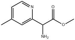 methyl 2-amino-2-(4-methylpyridin-2-yl)acetate Structure