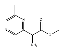 methyl 2-amino-2-(6-methylpyrazin-2-yl)acetate Structure