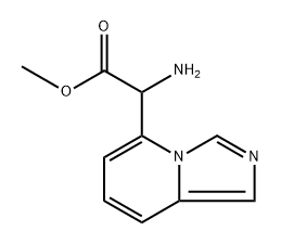 methyl 2-amino-2-{imidazo[1,5-a]pyridin-5-yl}acetate Structure