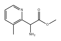 methyl 2-amino-2-(3-methylpyridin-2-yl)acetate 구조식 이미지