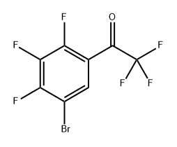 1-(5-Bromo-2,3,4-trifluorophenyl)-2,2,2-trifluoroethanone Structure