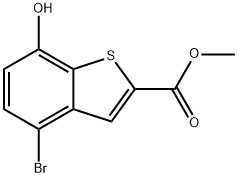 Methyl 4-bromo-7-hydroxybenzo[b]thiophene-2-carboxylate Structure