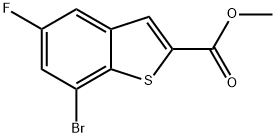 Methyl 7-bromo-5-fluorobenzo[b]thiophene-2-carboxylate Structure