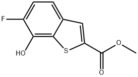 Methyl 6-fluoro-7-hydroxybenzo[b]thiophene-2-carboxylate Structure