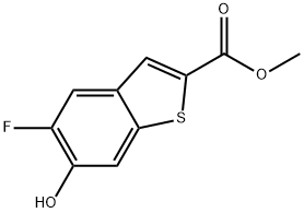 Methyl 5-fluoro-6-hydroxybenzo[b]thiophene-2-carboxylate Structure