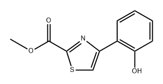 methyl 4-(2-hydroxyphenyl)-1,3-thiazole-2-carboxylate Structure