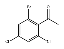 1-(2-bromo-4,6-dichlorophenyl)ethan-1-one Structure