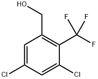 (3,5-dichloro-2-(trifluoromethyl)phenyl)methanol Structure