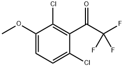 1-(2,6-Dichloro-3-methoxyphenyl)-2,2,2-trifluoroethanone Structure