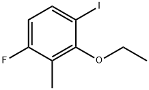 2-Ethoxy-4-fluoro-1-iodo-3-methylbenzene Structure