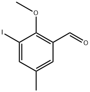 3-Iodo-2-methoxy-5-methylbenzaldehyde Structure