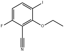 2-Ethoxy-6-fluoro-3-iodobenzonitrile Structure