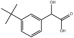 3-(1,1-Dimethylethyl)-α-hydroxybenzeneacetic acid Structure