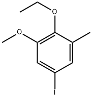 2-ethoxy-5-iodo-1-methoxy-3-methylbenzene Structure