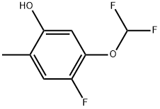 5-(difluoromethoxy)-4-fluoro-2-methylphenol Structure