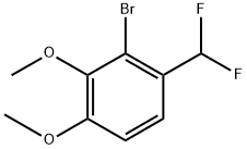 2-Bromo-1-(difluoromethyl)-3,4-dimethoxybenzene 구조식 이미지