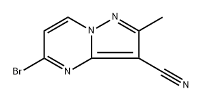 5-bromo-2-methylpyrazolo[1,5-a]pyrimidine-3-carbonitrile Structure