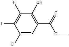 Methyl 5-chloro-3,4-difluoro-2-hydroxybenzoate Structure