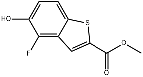 Methyl 4-fluoro-5-hydroxybenzo[b]thiophene-2-carboxylate Structure