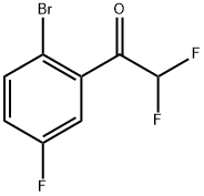 1-(2-bromo-5-fluorophenyl)-2,2-difluoroethanone Structure