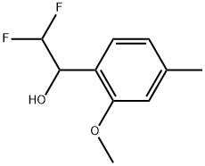 α-(Difluoromethyl)-2-methoxy-4-methylbenzenemethanol Structure