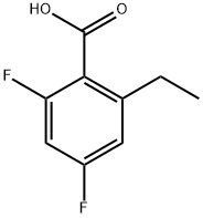 2-Ethyl-4,6-difluorobenzoic acid Structure